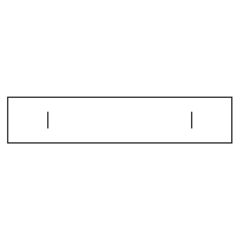 Caja HUESCA azul, pulsera extendida 233x53x27 mm.